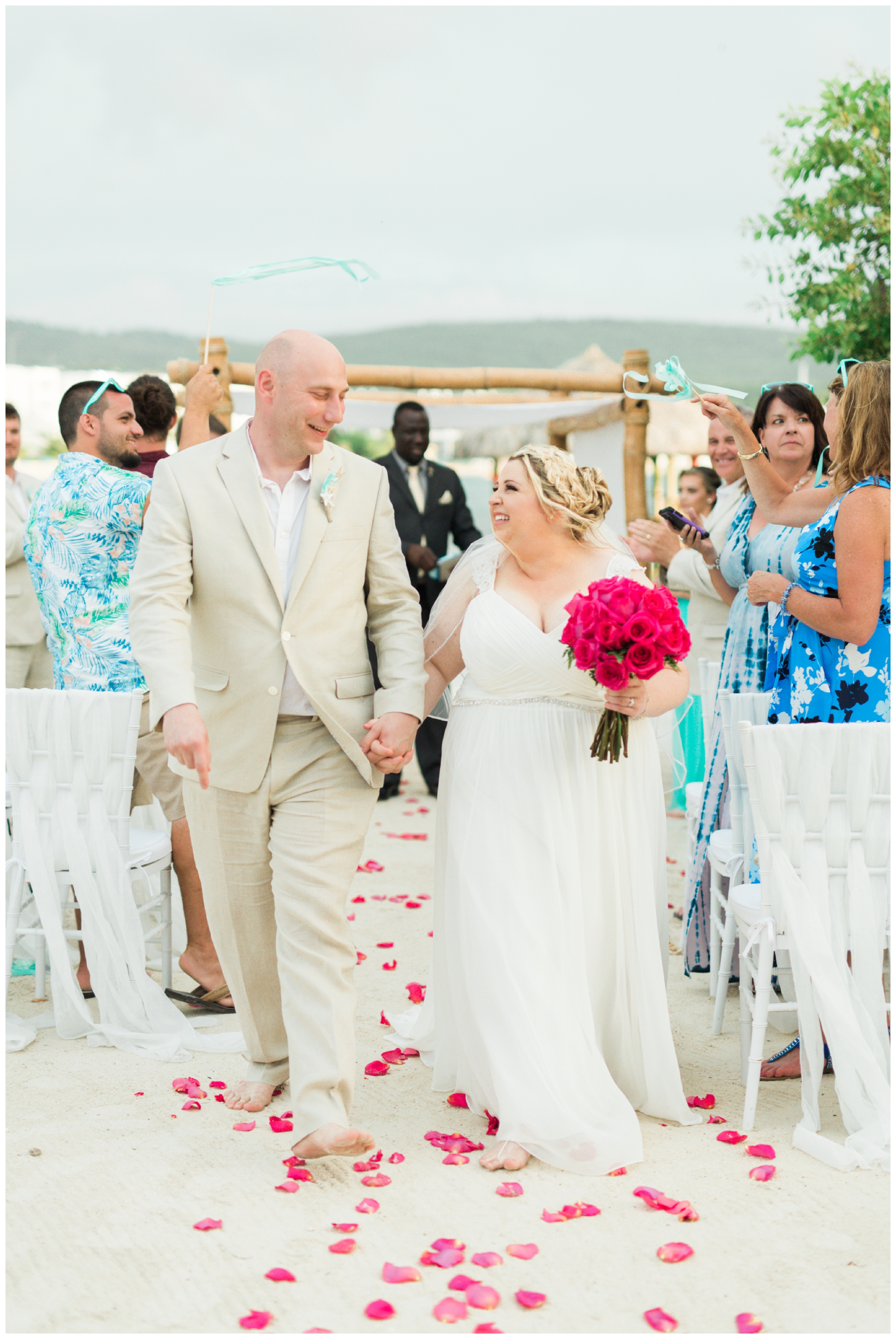 A Tropical Beach Wedding at Sandals Royal Caribbean in Montego Bay, Jamaica