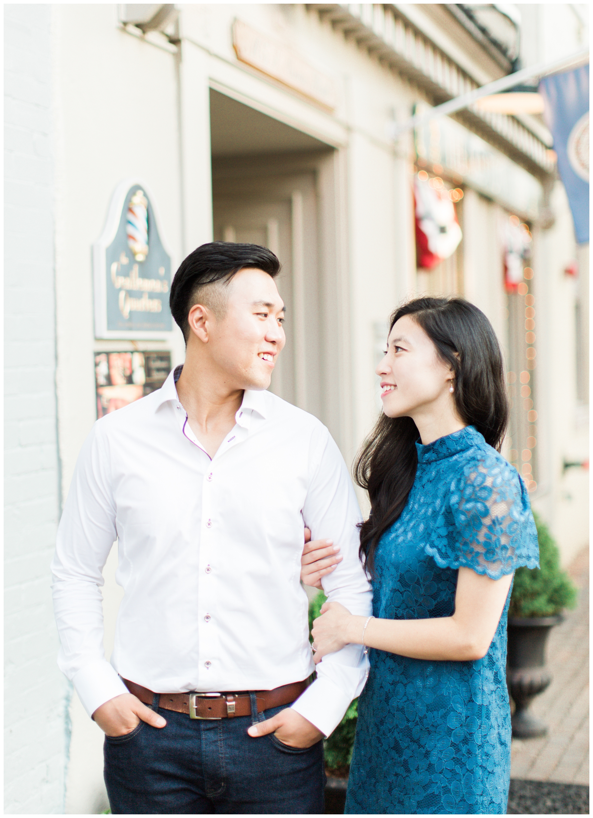 Beautiful Old Town Alexandria Engagement