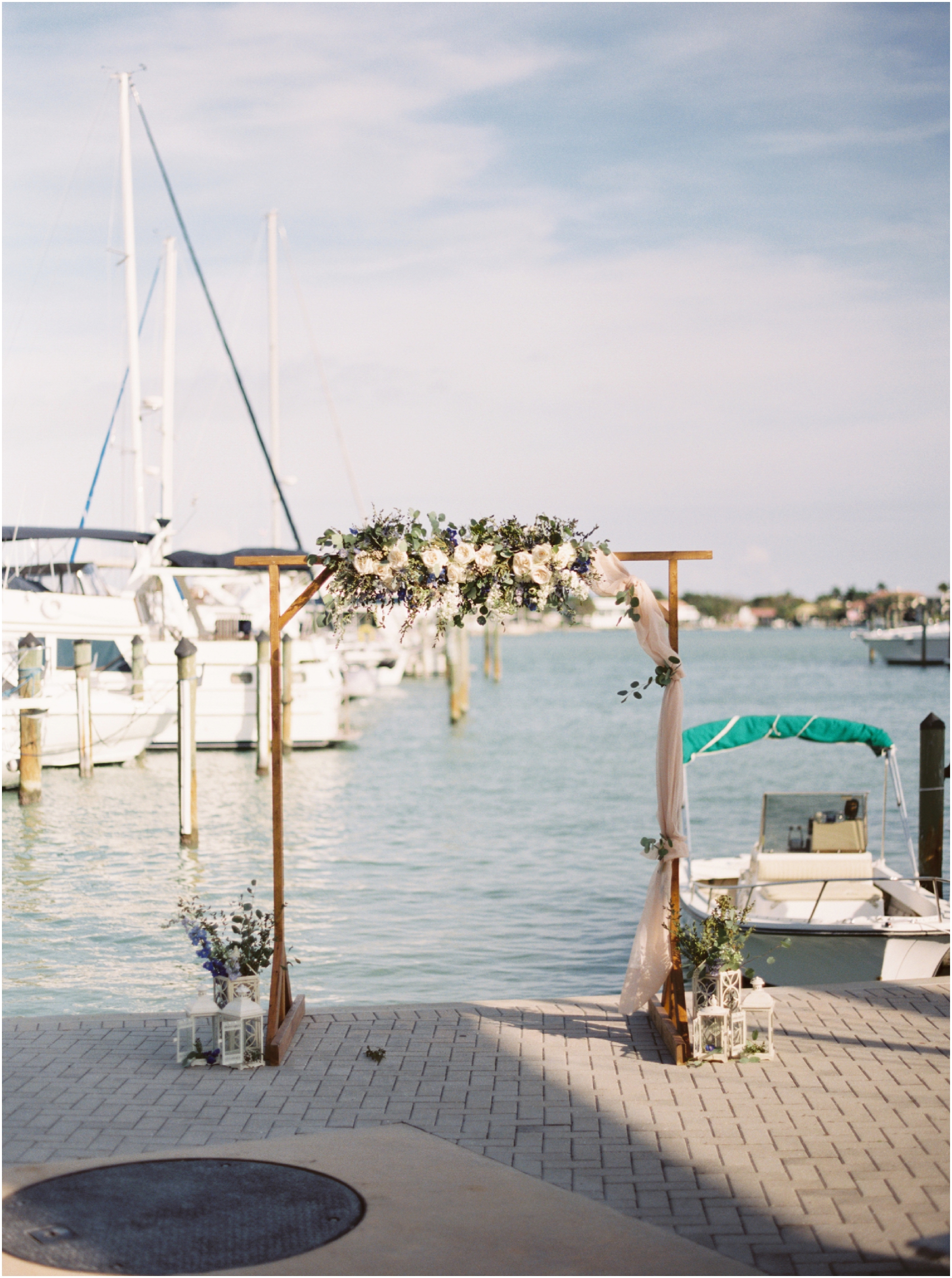 Sarasota Yacht Club Film Wedding Ceremony