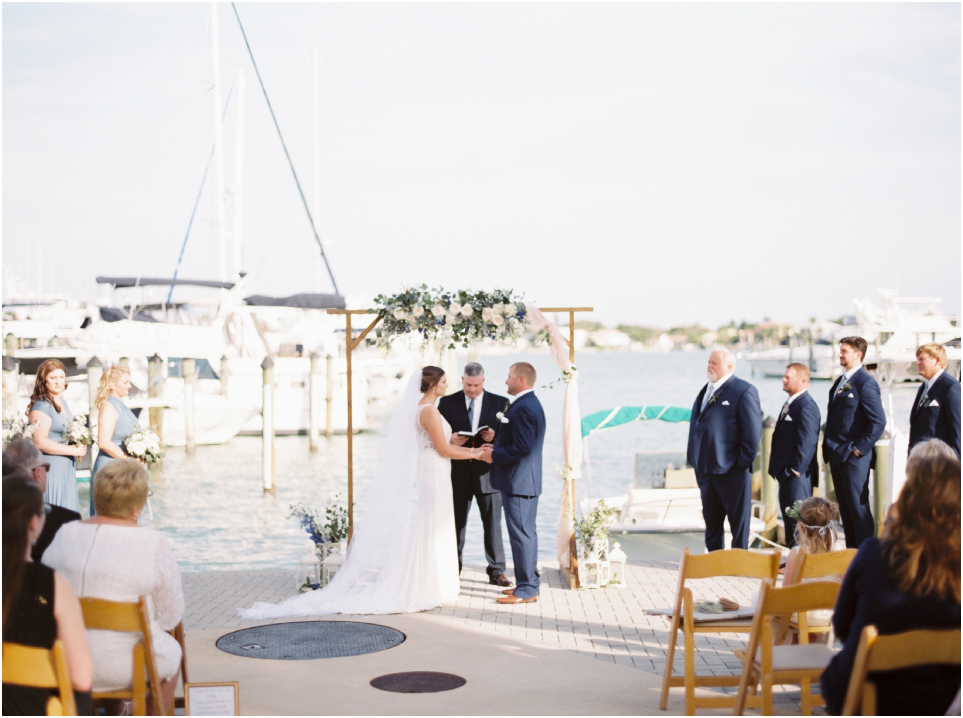 Elegant Sarasota Yacht Club Ceremony
