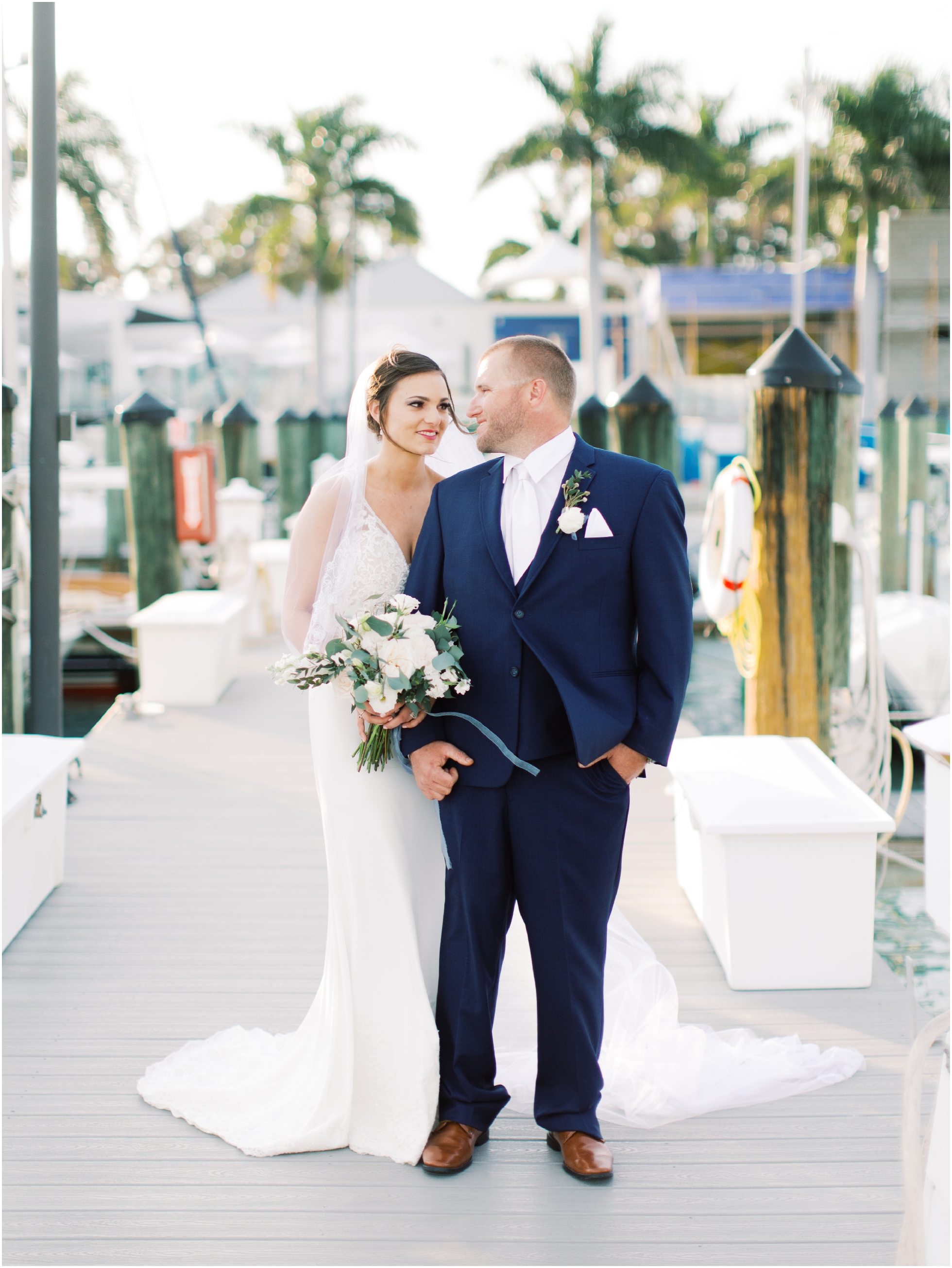 Film Photographer Sarasota Yacht Club Wedding