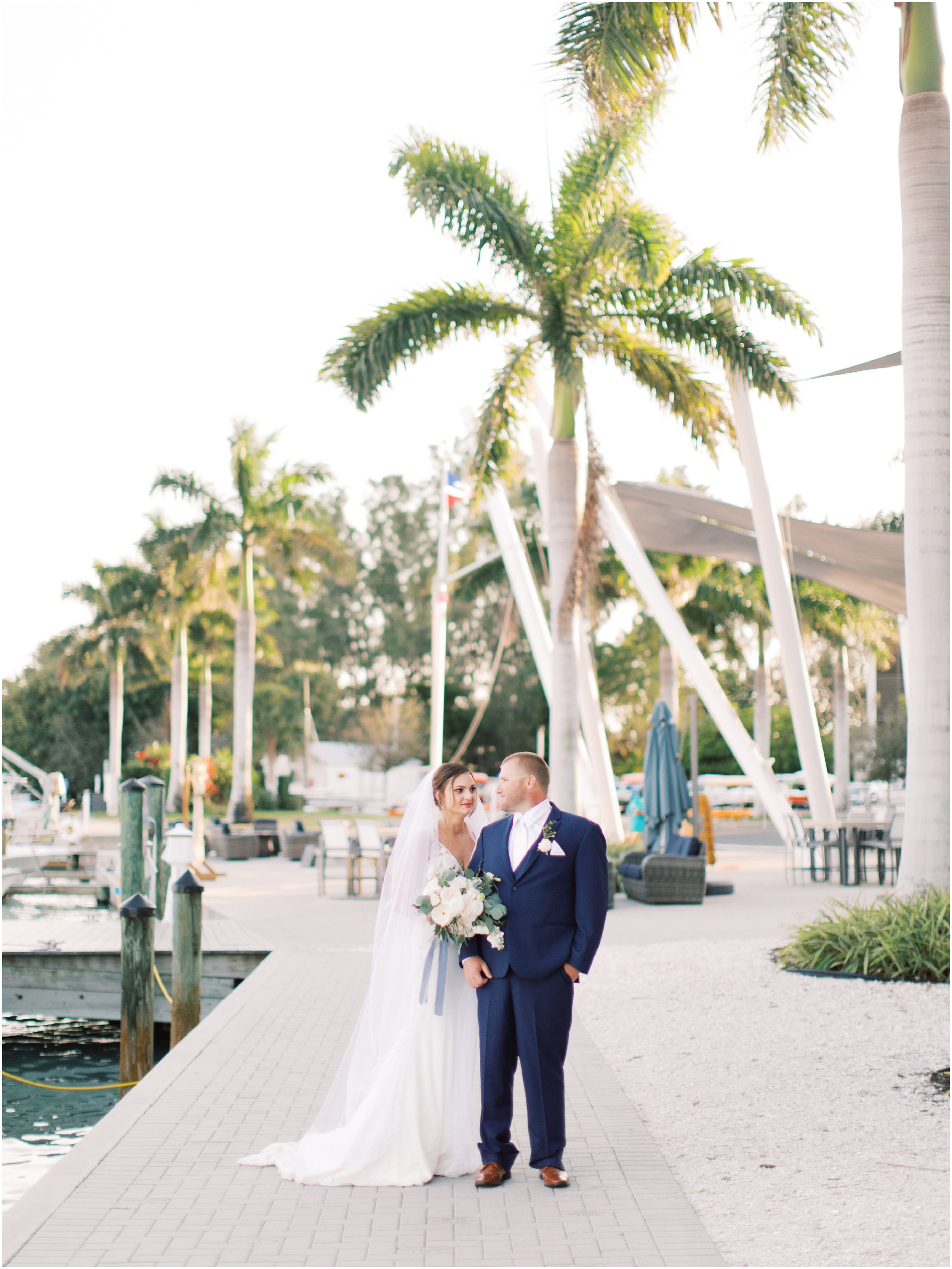 Film Photographer Sarasota Yacht Club Wedding Photographer